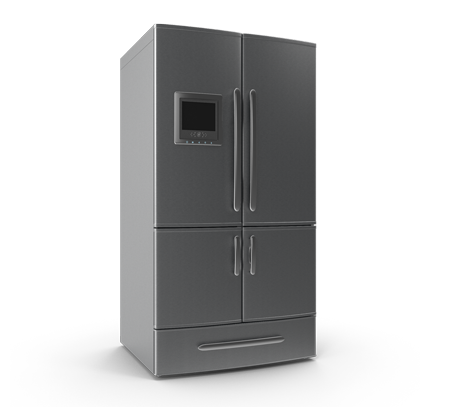 Modern black freezer with digital display, representing APEX Appliance Repair's expertise in freezer repair services for major brands in Greater Cleveland.